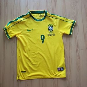 Brazil world cup 1998 final jersey Ronaldo